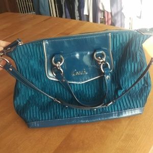 Blue Coach Purse